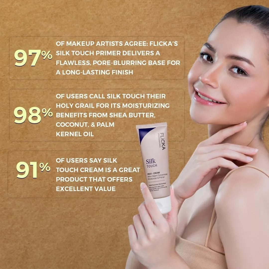 FLiCKA Silk Touch 3‑in‑1 Moisturizer & Primer