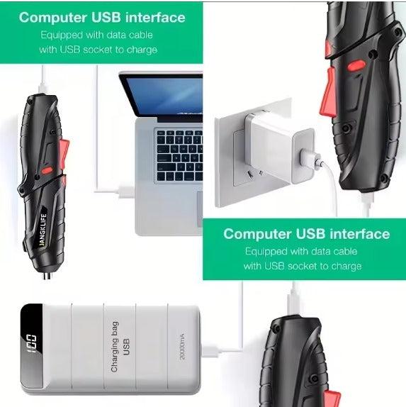 47-in-1 Rechargeable Electric Screwdriver Set
