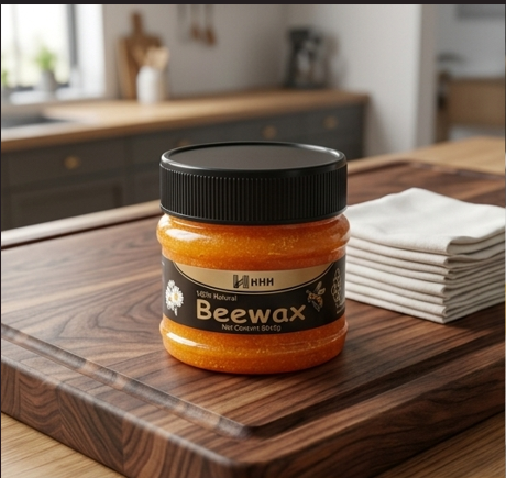 HHH 100% Natural Beewax | Wood Seasoning & Furniture Polish Cream