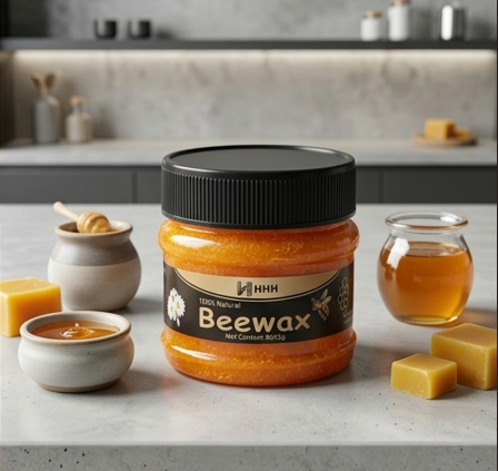 HHH 100% Natural Beewax | Wood Seasoning & Furniture Polish Cream