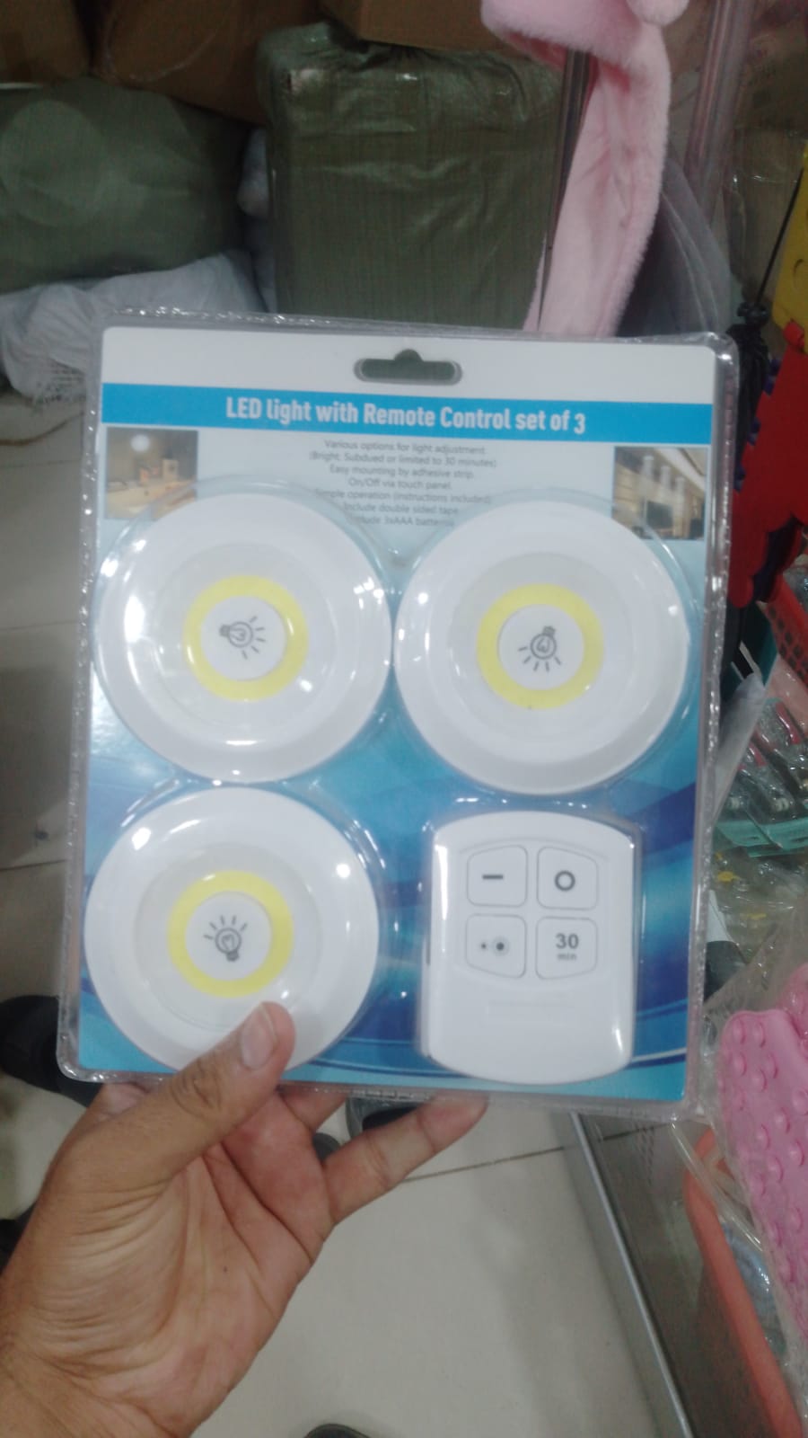 Wireless Remote Controlled COB LED Puck Lights