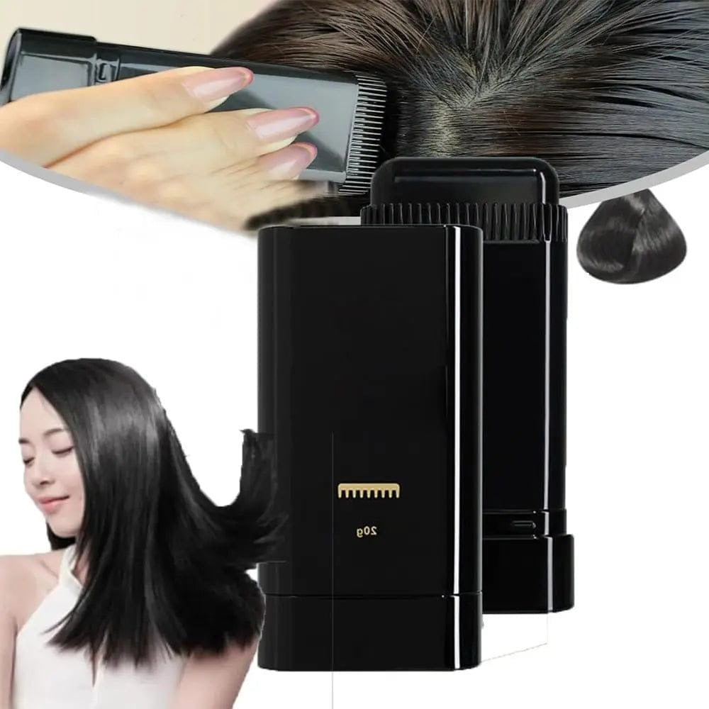 Instant Hair Color Stick Comb – Quick Gray Hair Coverage | Natural Hair Dye Comb