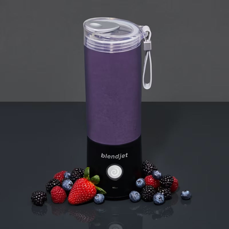 BlendJet 2 Portable Blender For Smoothies & Shakes - 16oz BlendJet Cordless Personal & Small Blender, USB-C Rechargeable & Self Cleaning